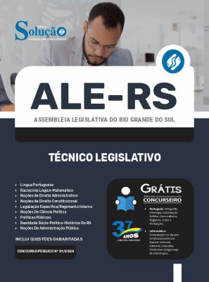 Apostila ALE-RS 2024 - Técnico Legislativo - Imagem 3