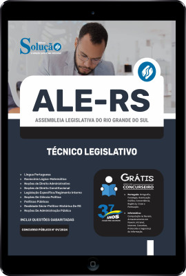 Apostila ALE-RS em PDF 2024 - Técnico Legislativo - Imagem 1