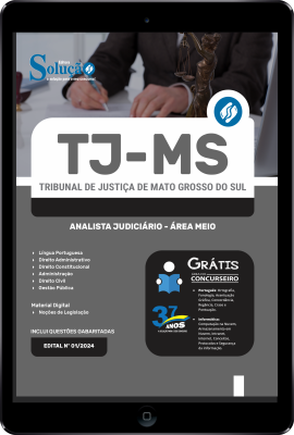 Apostila TJ-MS em PDF 2024 - Analista Judiciário - Área Meio - Imagem 1