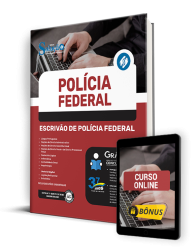 Capa Apostila Polícia Federal (PF) 2024 - Escrivão de Polícia Federal