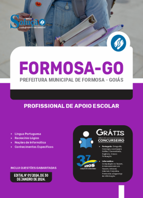 Apostila Prefeitura de Formosa - GO 2024 - Profissional de Apoio Escolar - Imagem 3