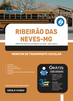 Apostila Prefeitura de Ribeirão das Neves - MG 2024 - Monitor de Transporte Escolar - Imagem 3