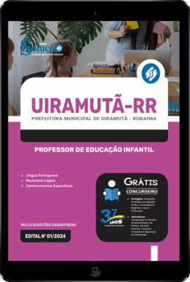 Apostila Prefeitura de Uiramutã - RR em PDF 2024 - Professor de Educação Infantil - Imagem 1