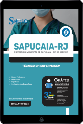 Apostila Prefeitura de Sapucaia - RJ em PDF 2024 - Técnico em Enfermagem - Imagem 1