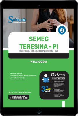 Apostila SEMEC Teresina - PI em PDF 2024 - Pedagogo - Imagem 1