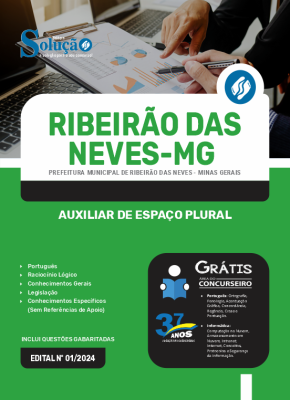 Apostila Prefeitura de Ribeirão das Neves - MG 2024 - Auxiliar de Espaço Plural - Imagem 3