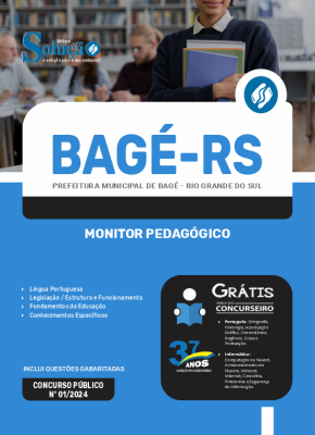 Apostila Prefeitura de Bagé - RS 2024 - Monitor Pedagógico - Imagem 3