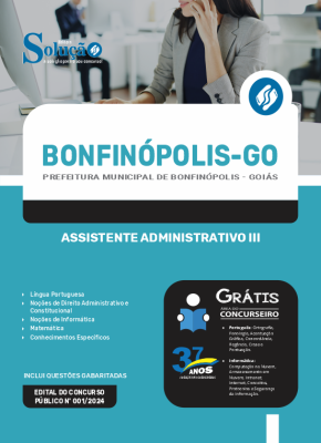 Apostila Prefeitura de Bonfinópolis - GO 2024 - Assistente Administrativo III - Imagem 3