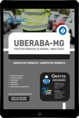 Apostila Prefeitura de Uberaba - MG em PDF 2024 - Agente de Trânsito - Agente de Trânsito - Imagem 1