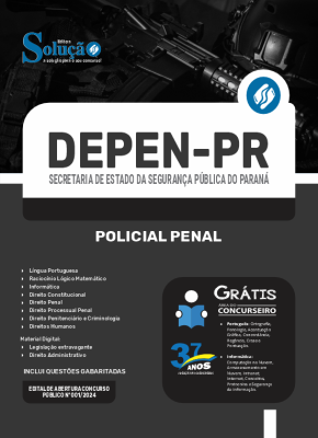 Apostila DEPEN-PR 2024 - Policial Penal - Imagem 3