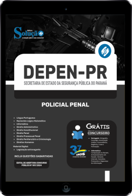 Apostila DEPEN-PR em PDF 2024 - Policial Penal - Imagem 1