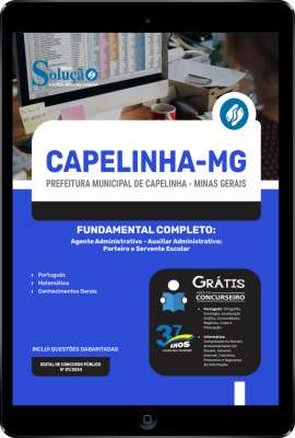 Apostila Prefeitura de Capelinha - MG em PDF  - Fundamental Completo - Imagem 1