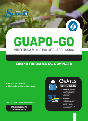 Apostila Prefeitura de Guapó - GO 2024 - Ensino Fundamental Completo - Imagem 3