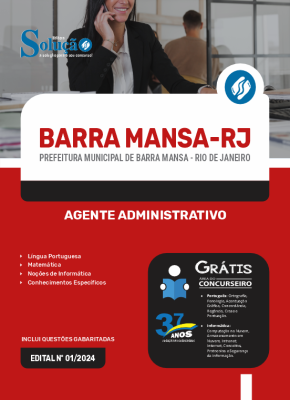 Apostila Prefeitura de Barra Mansa - RJ  - Agente Administrativo - Imagem 3