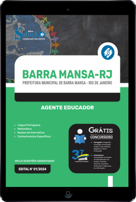 Apostila Prefeitura de Barra Mansa - RJ em PDF  - Agente Educador - Imagem 1