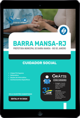 Apostila Prefeitura de Barra Mansa - RJ em PDF  - Cuidador Social - Imagem 1