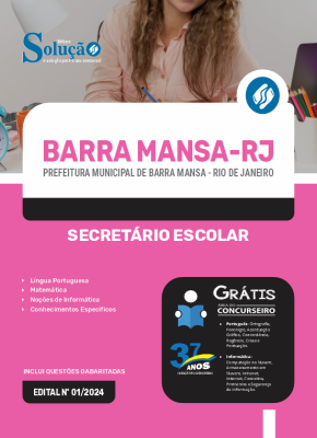 Apostila Prefeitura de Barra Mansa - RJ  - Secretário Escolar - Imagem 3