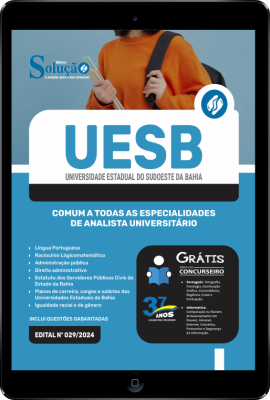 Apostila UESB em PDF 2024 - Comum a Todas as Especialidades de Analista Universitário - Imagem 1