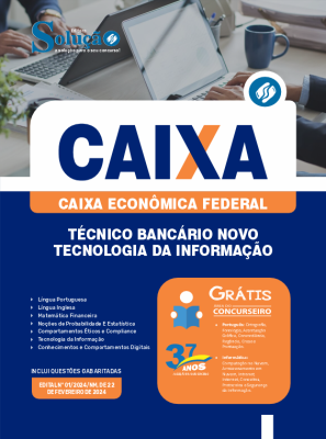 Apostila CAIXA  - Técnico Bancário Novo - Tecnologia da Informação - Imagem 3