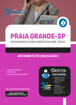 Apostila Prefeitura de Praia Grande - SP 2024 - Atendente de Educação I - Imagem 3