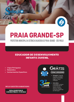 Apostila Prefeitura de Praia Grande - SP 2024 - Educador de Desenvolvimento Infanto Juvenil - Imagem 3