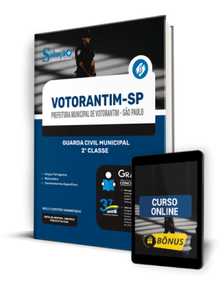 Apostila Prefeitura de Votorantim - SP 2024 - Guarda Civil Municipal 2ª Classe - Imagem 1