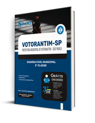 Apostila Prefeitura de Votorantim - SP 2024 - Guarda Civil Municipal 2ª Classe - Imagem 2