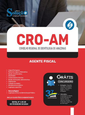 Apostila CRO-AM 2024 - Agente Fiscal - Imagem 3