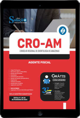 Apostila CRO-AM em PDF 2024 - Agente Fiscal - Imagem 1