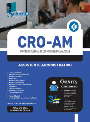 Apostila CRO-AM 2024 - Assistente Administrativo - Imagem 3