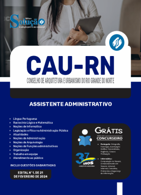 Apostila CAU-RN 2024 - Assistente Administrativo - Imagem 3