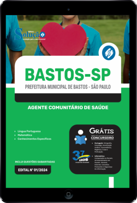 Apostila Prefeitura de Bastos - SP em PDF  - Agente Comunitário de Saúde - Imagem 1