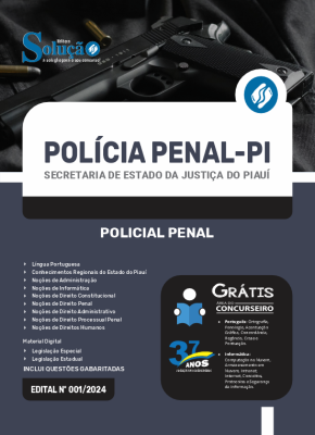 Apostila Polícia Penal - PI 2024 - Policial Penal - Imagem 3