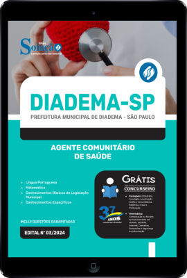 Apostila Prefeitura de Diadema - SP em PDF 2024 - Agente Comunitário de Saúde - Imagem 1