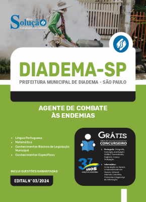 Apostila Prefeitura de Diadema - SP 2024 - Agente de Combate às Endemias - Imagem 3