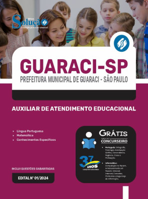 Apostila Prefeitura de Guaraci - SP 2024 - Auxiliar de Atendimento Educacional - Imagem 3