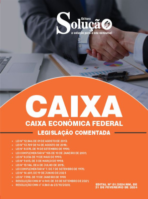 Caderno de Legislação Comentada - CAIXA - Técnico Bancário Novo - Imagem 2