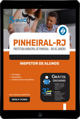 Apostila Prefeitura de Pinheiral - RJ em PDF  - Inspetor de Alunos - Imagem 1