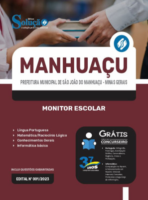 Apostila Prefeitura de São João do Manhuaçu - MG 2024 - Monitor Escolar - Imagem 3