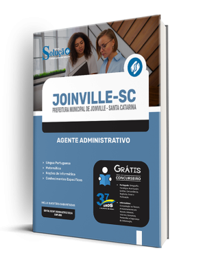 Apostila Prefeitura de Joinville - SC 2024 - Agente Administrativo - Imagem 1