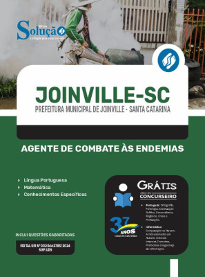 Apostila Prefeitura de Joinville - SC 2024 - Agente de Combate às Endemias - Imagem 2