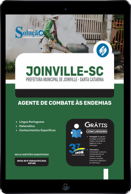 Apostila Prefeitura de Joinville - SC em PDF 2024 - Agente de Combate às Endemias - Imagem 1