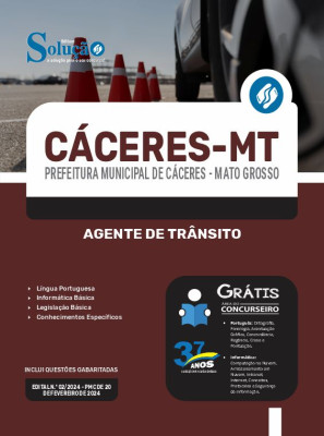 Apostila Prefeitura de Cáceres - MT 2024 - Agente de Trânsito - Imagem 3