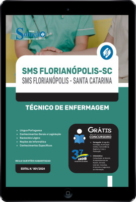 Apostila SMS Florianópolis - SC em PDF 2024 - Técnico de Enfermagem - Imagem 1