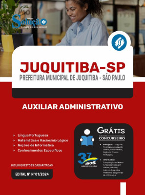 Apostila Prefeitura de Juquitiba - SP 2024 - Auxiliar Administrativo - Imagem 3