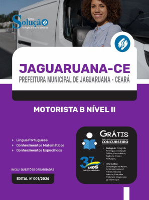 Apostila Prefeitura de Jaguaruana - CE 2024 - Motorista B - Nível II - Imagem 3