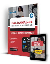 Capa Apostila Prefeitura de Castanhal - PA 2024 - Auxiliar de Administração