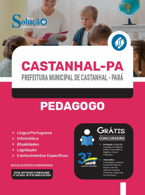 Apostila Prefeitura de Castanhal - PA 2024 - Pedagogo - Imagem 3