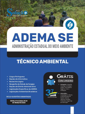 Apostila ADEMA-SE 2024 - Técnico Ambiental - Imagem 3