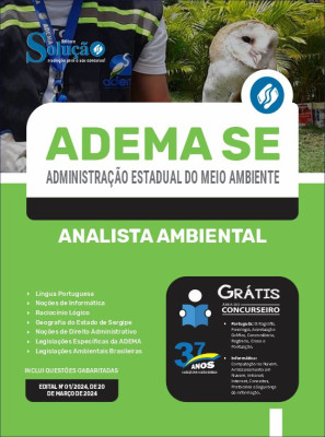 Apostila ADEMA-SE 2024 - Analista Ambiental - Imagem 3